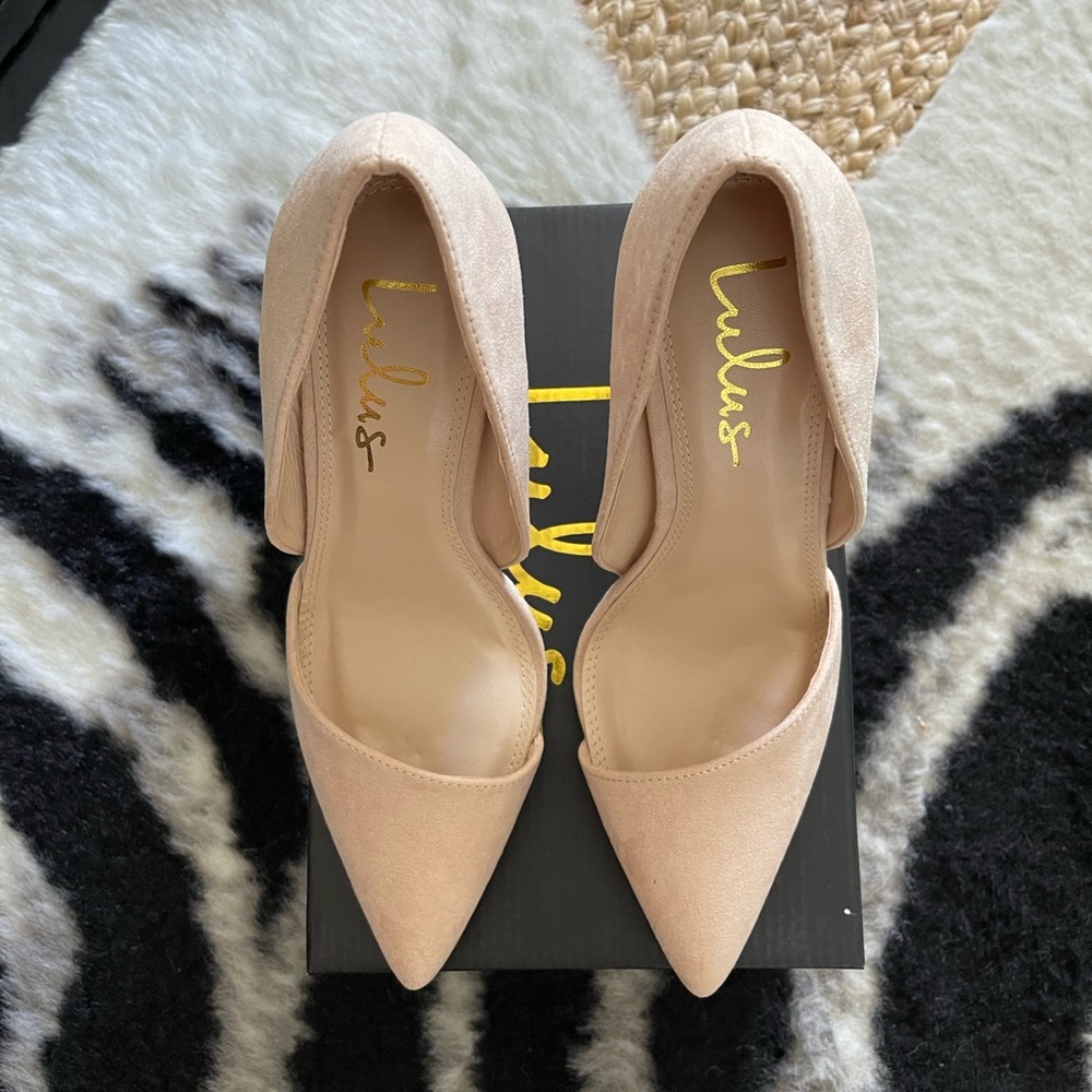 Lulus stormi nude heels